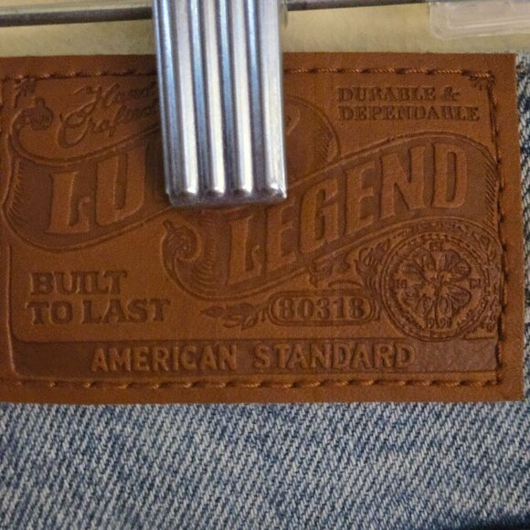 Lucky Brand Lucky Legend Boyfriend Midrise Relaxed Straight Jeans Size 12/31 - Picture 10 of 14